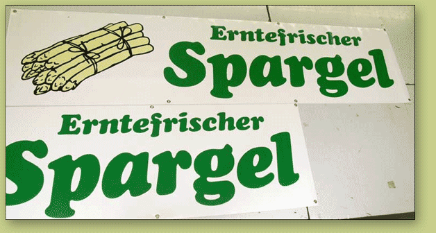 Spargelbanner